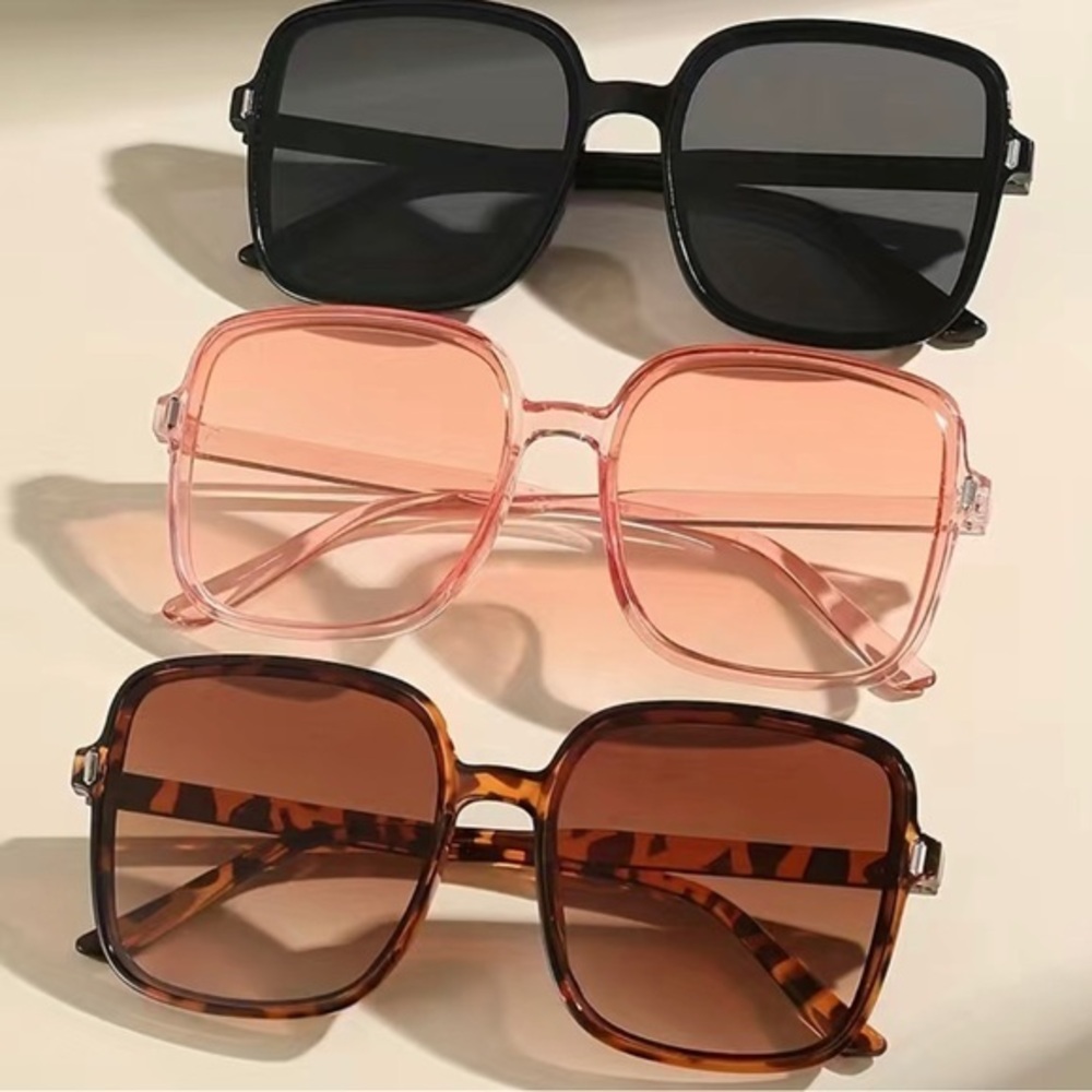 3 pair of sunglasses